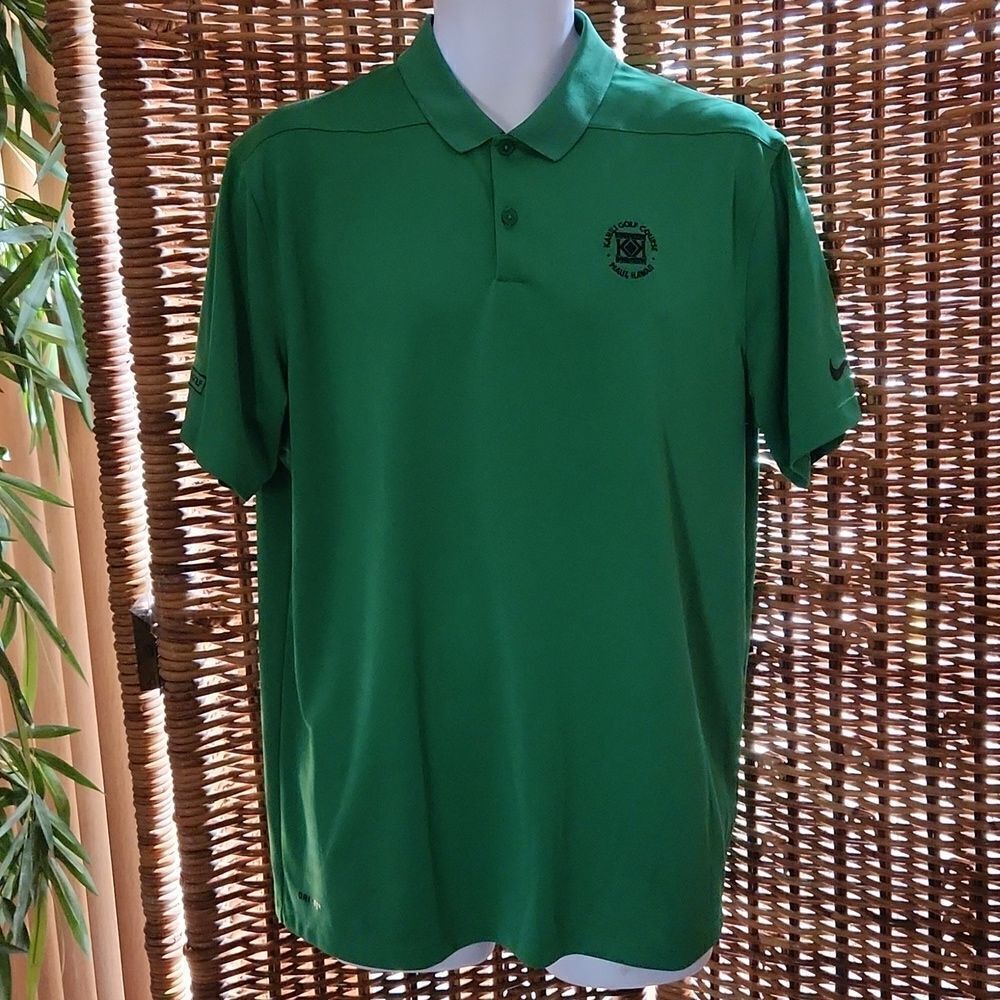 Kahili Golf Course Maui Hawaii Polo Nike Dri Fit Shirt L
